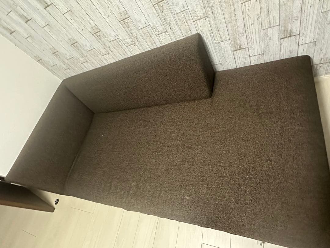 オッショイ様専マスターウォール　レイジーデニッシュソファ ブラウン　W1800R