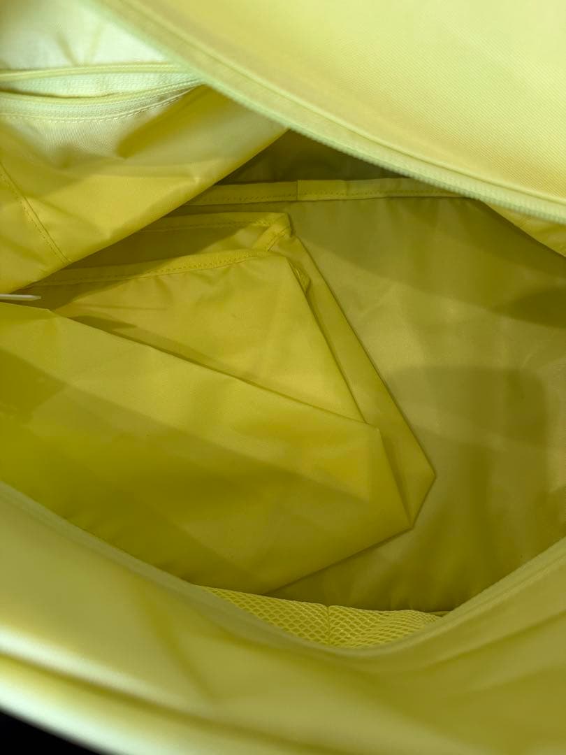 THE NORTH FACE ボストンバッグ イエロー/ブラック　ショルダーあり