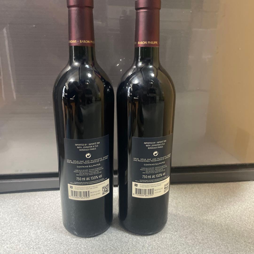 2本 オーパス・ワン 750ml Opus One 2019 （16）