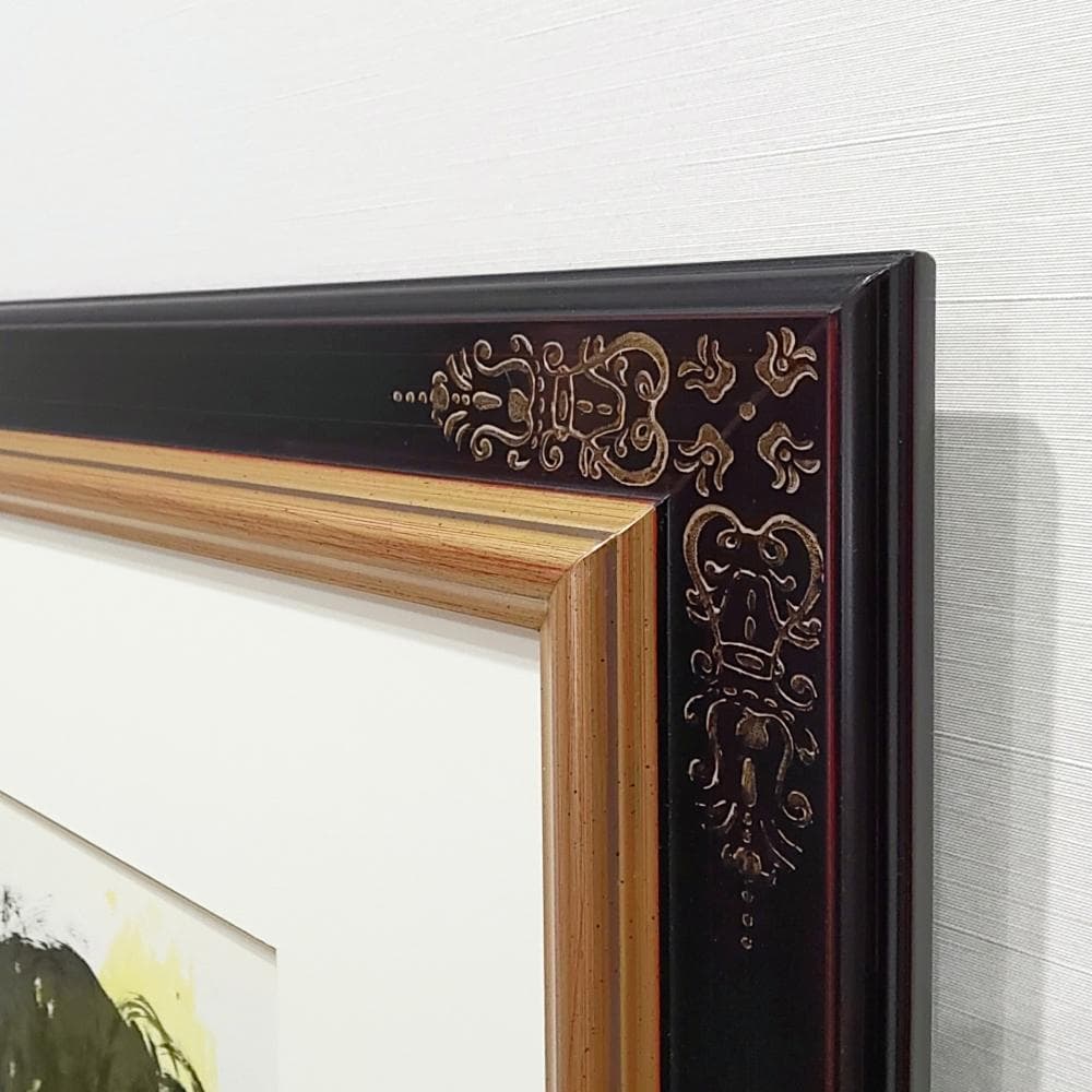 シャガール　ヴェルヴ no.33-34　聖書　天使　1956年　リトグラフ　額付