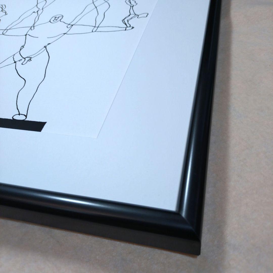 アレクサンダー・カルダー シルクスクリーン 額装品 サーカス モノトーン アート