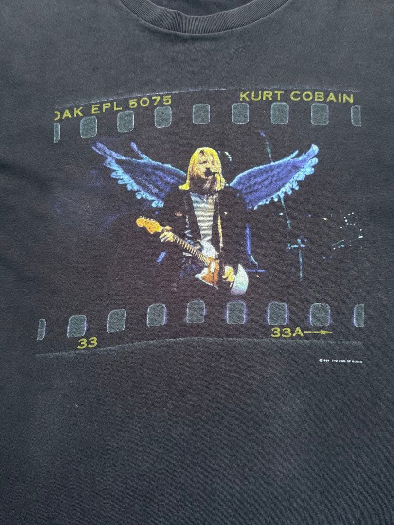 90s NIRVANAカートコバーン追突ヴィンテージTシャツ当時物ニルヴァーナ