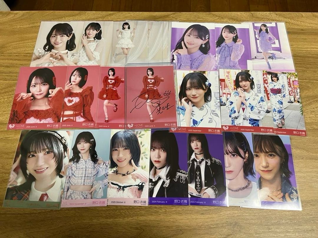 = LOVE イコラブ 野口衣織 生写真 直筆あり まとめ