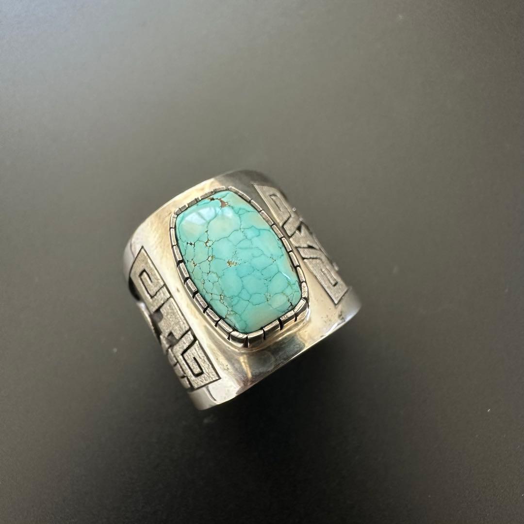 HOPI Berra Tawahongva オーバーレイ リング　29号