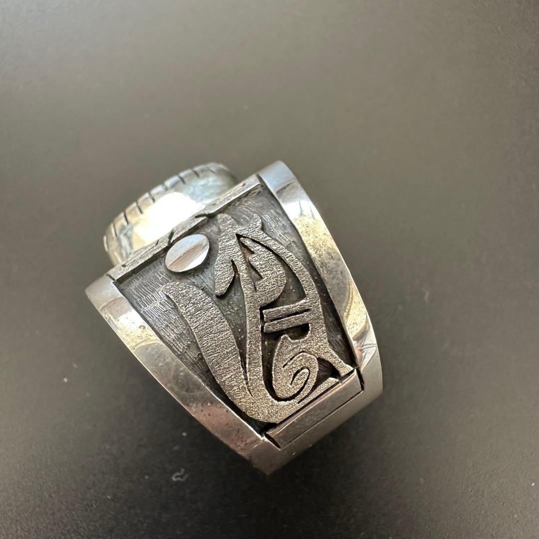 HOPI Berra Tawahongva オーバーレイ リング　29号