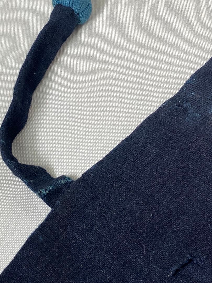 1971❣️ 藍型染め　屋号　腹掛け　飛脚