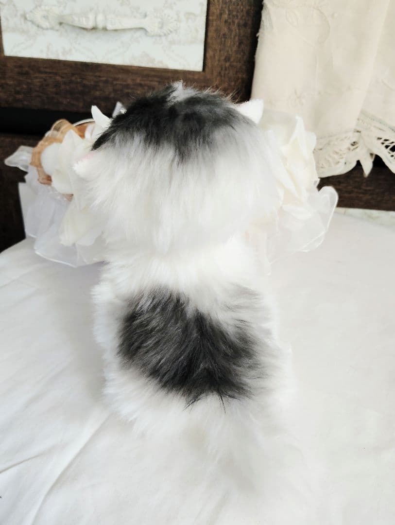 子猫あずきちゃん❤ころころぽっちゃりちゃん♡カゴセット♡アートドール♡ぬいぐるみ