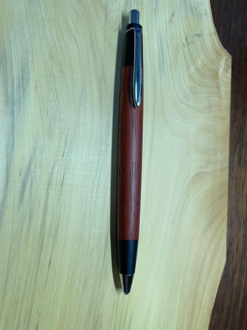 【野原工芸 木軸シャープペンシル】紅紫檀