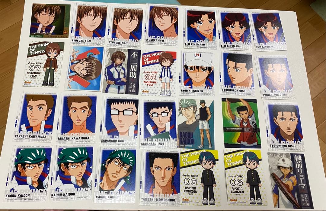 テニスの王子様　シャイニングクリアカード　他まとめ売り 約150枚以上 手塚など