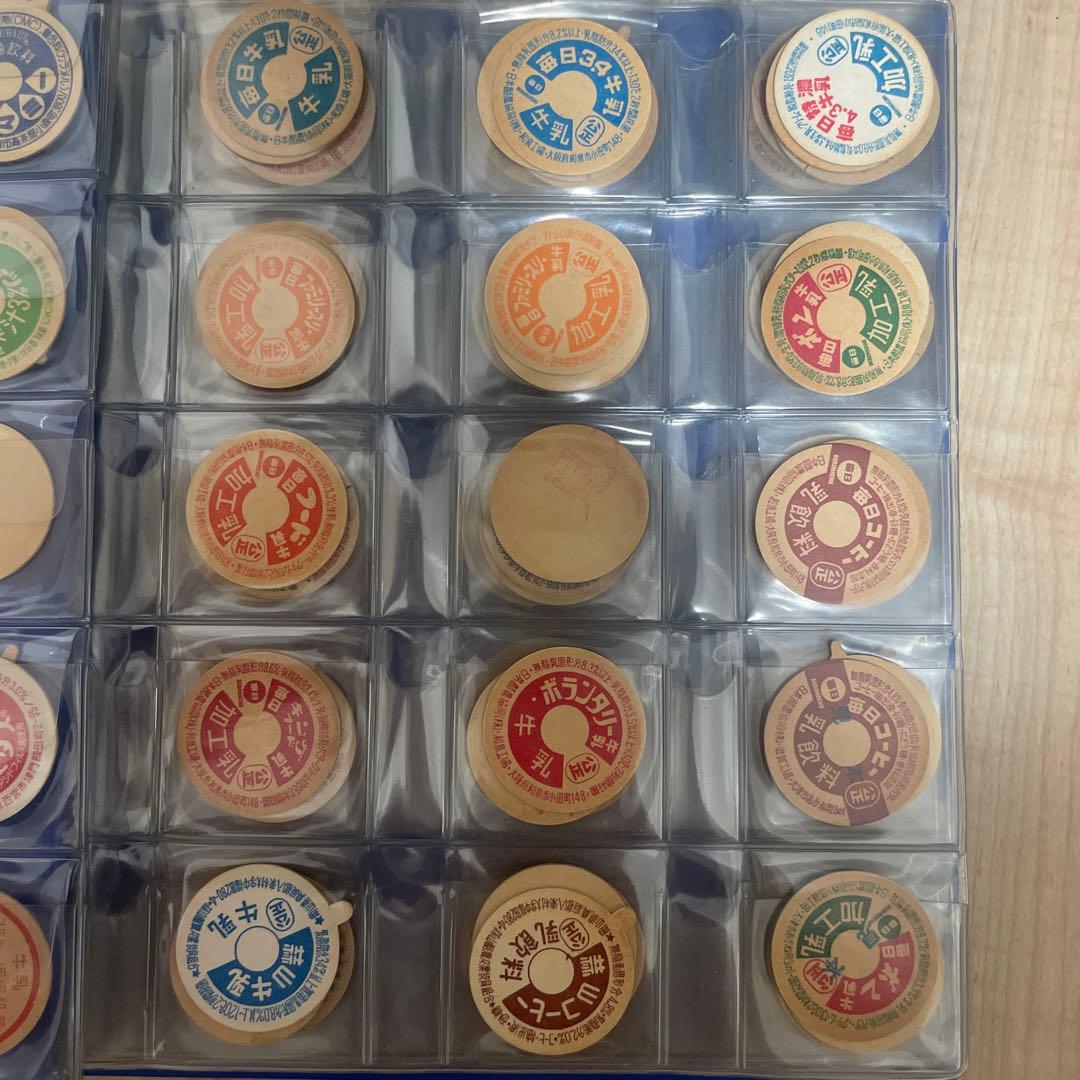 牛乳キャップ　見本　バラ売り可能