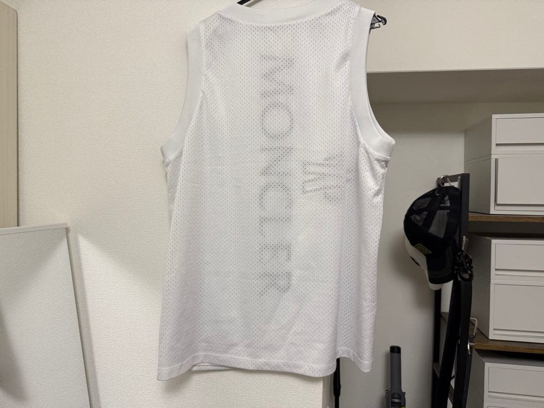 モンクレール　MONCLER ホワイトメッシュタンクトップ