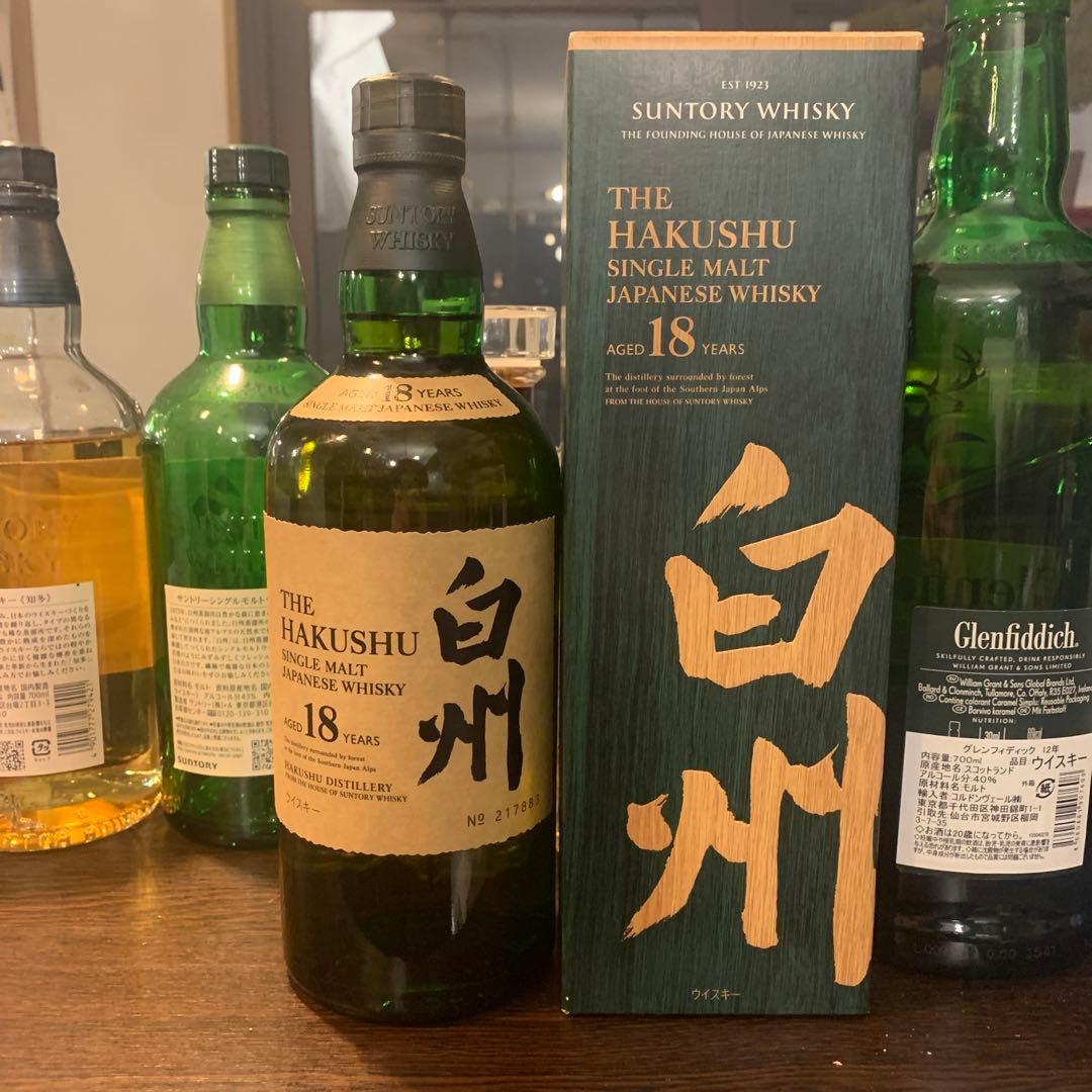 白州18年　山梨　サントリー　箱付き