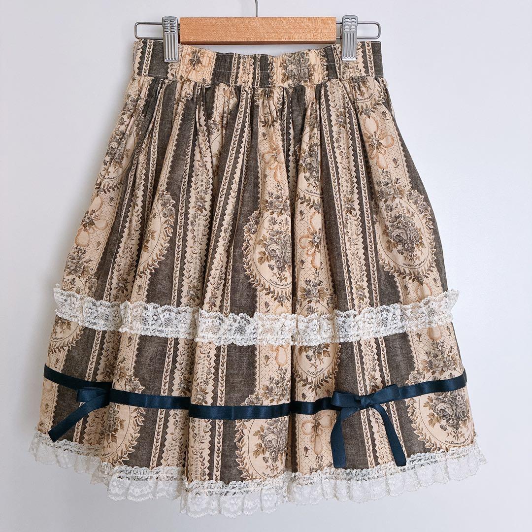 morphose メタモルフォーゼ アンティークブーケ スカート