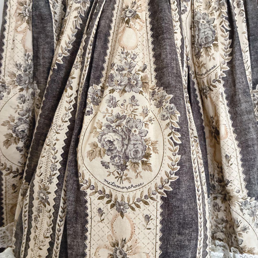 morphose メタモルフォーゼ アンティークブーケ スカート