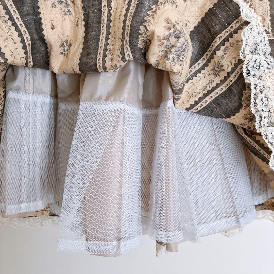 morphose メタモルフォーゼ アンティークブーケ スカート