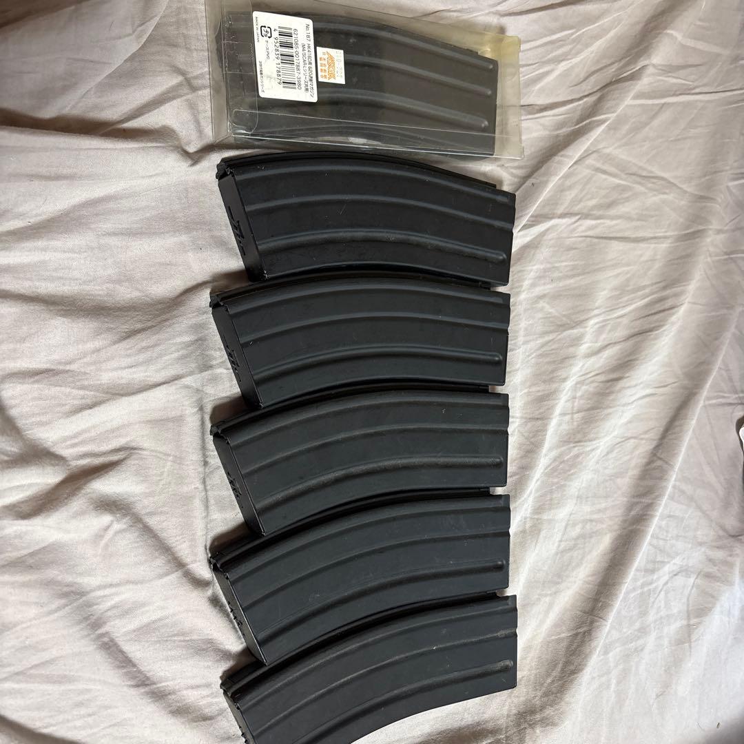 東京マルイ 次世代m4用520連ブラックマガジン 6本セット