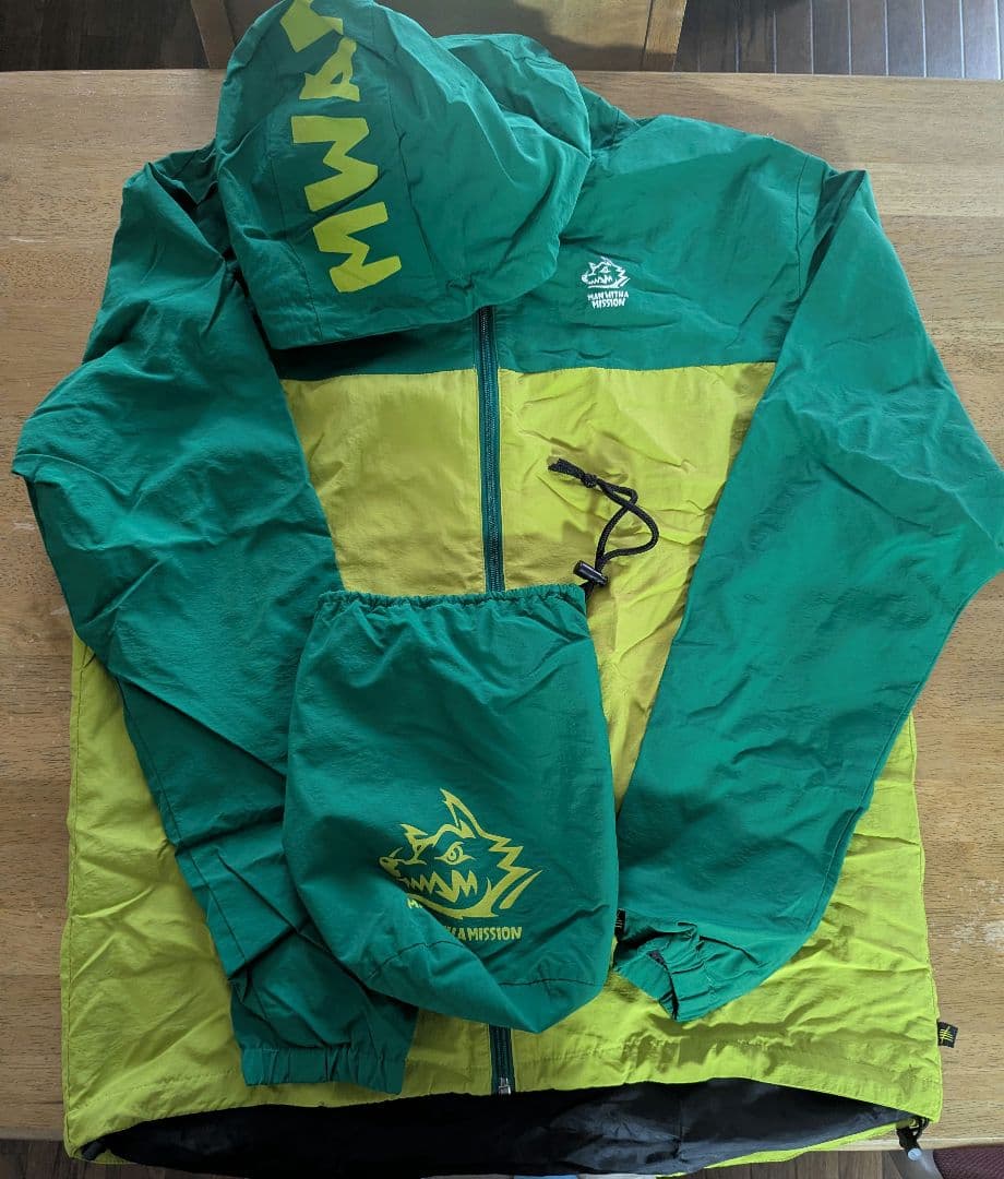 MANWITHAMISSIONWolfテックジャンバー緑