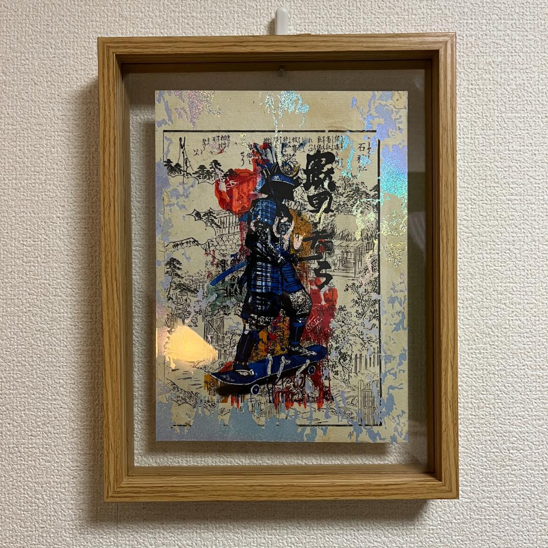 スケートボードに乗った侍の幽霊