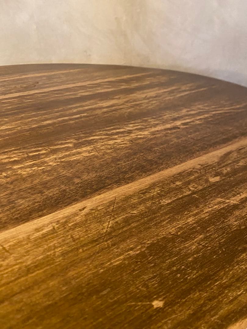 【東京都内23区配送無料】イギリス　アンティーク　88cm ダイニング　テーブル