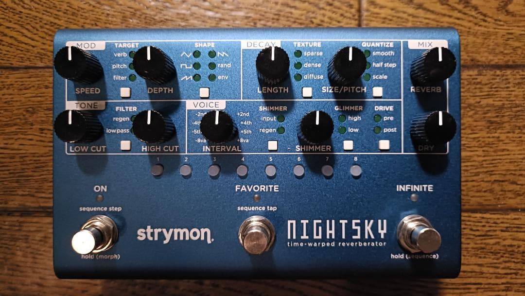 strymon NIGHTSKY リバーブエフェクター