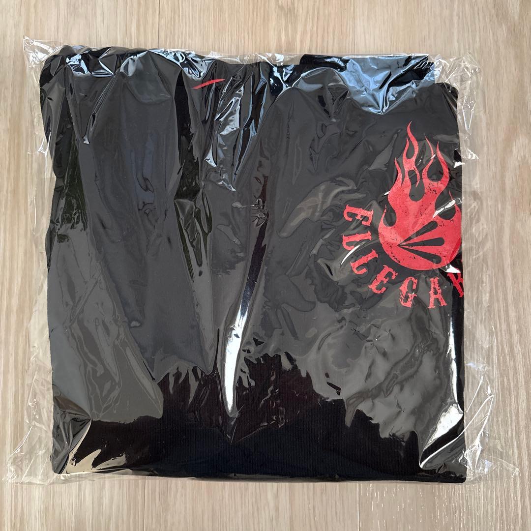 【新品】ELLEGARDEN 復活フレイムパーカー(M ブラック)