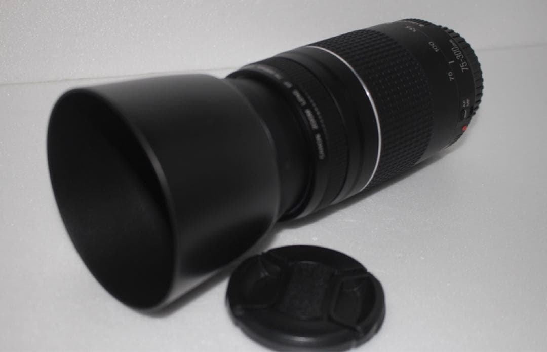 人気の300㎜　キャノン超望遠レンズ　　Canon EF75-300㎜
