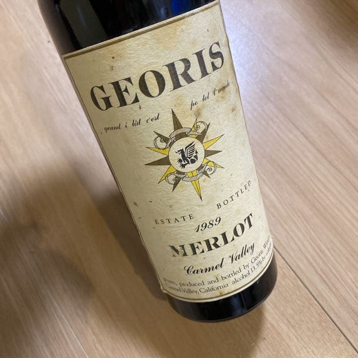 ワイン　GEORIS 1989 MERLOT メルローレア　レア物　ヴィンテージ