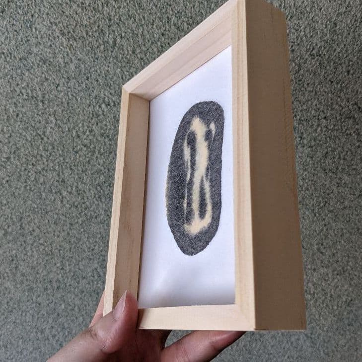 Seeping シリーズ / 原画 抽象 フレーム付き 作家サイン入り