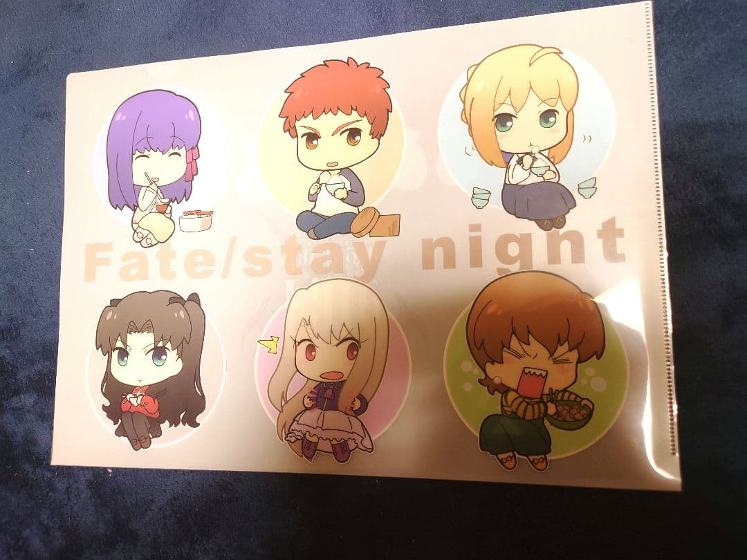 Fate stay night 原画 B3 イラスト クリアファイル