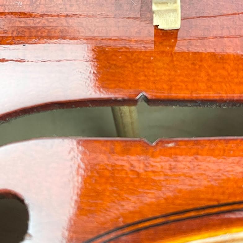 美品■鈴木バイオリン■No.300 1/4 1990年製 希少 斑虎杢 ケース付