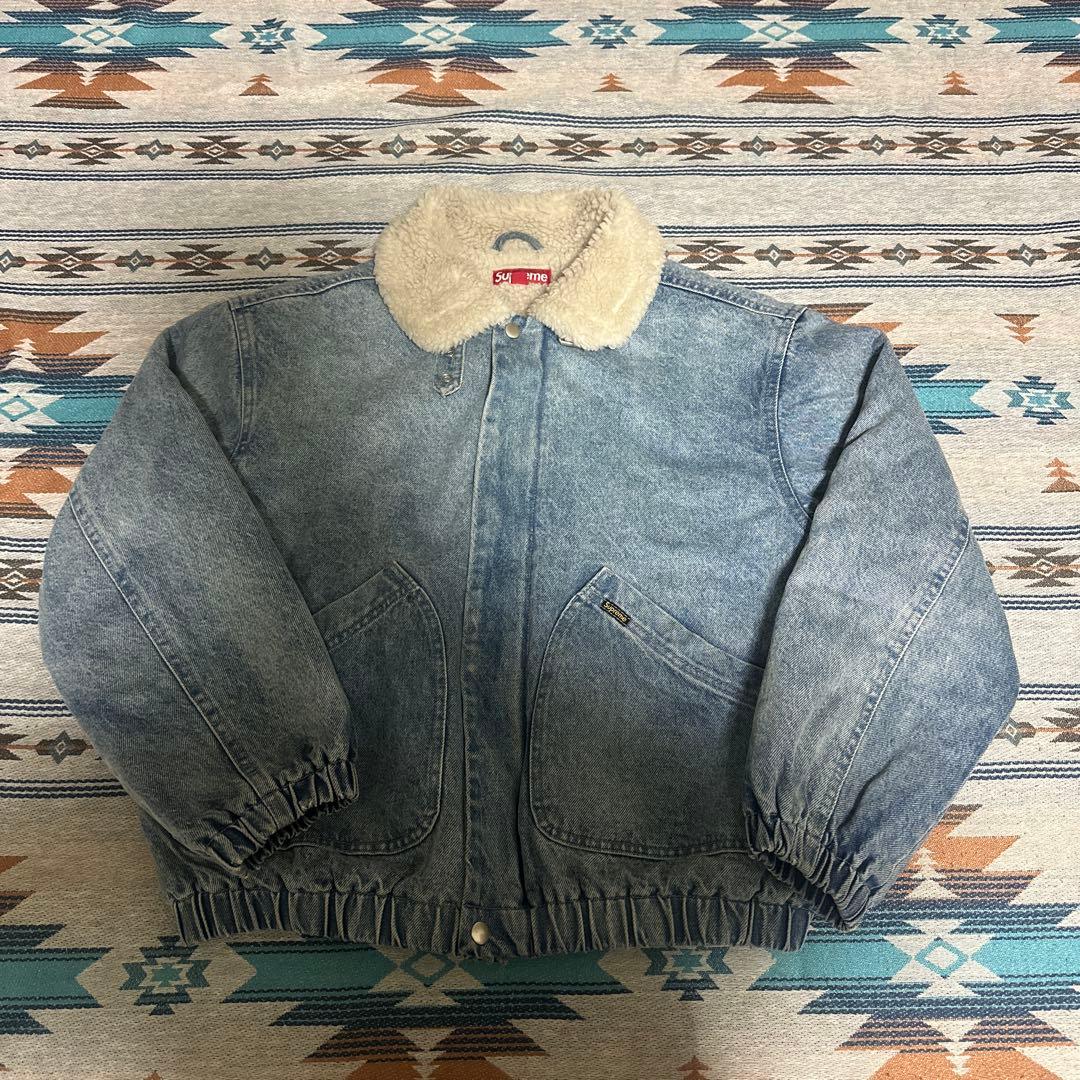 ジャケット・アウター Faux Shearling Lined Bomber Jacket