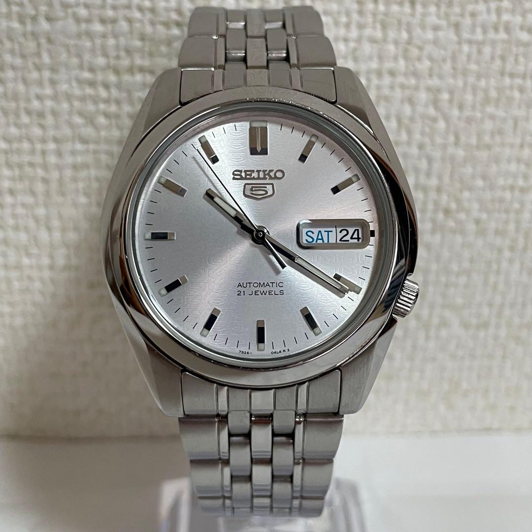 SEIKO5 7S26-01V0 裏スケ 自動巻き