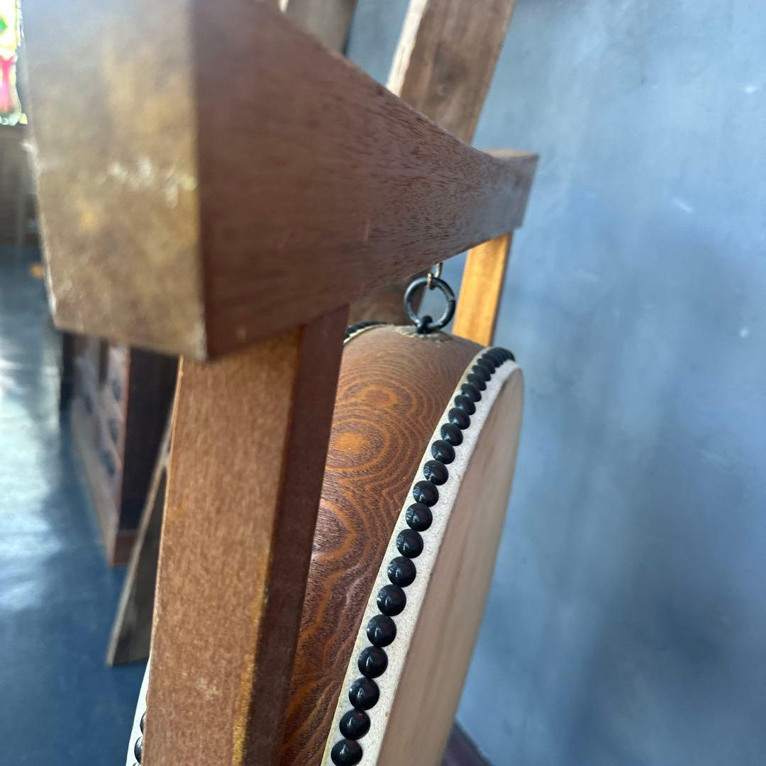 瞬間的お値下げ❗️ヴィンテージ　和太鼓 スタンド付き 直径約30cm