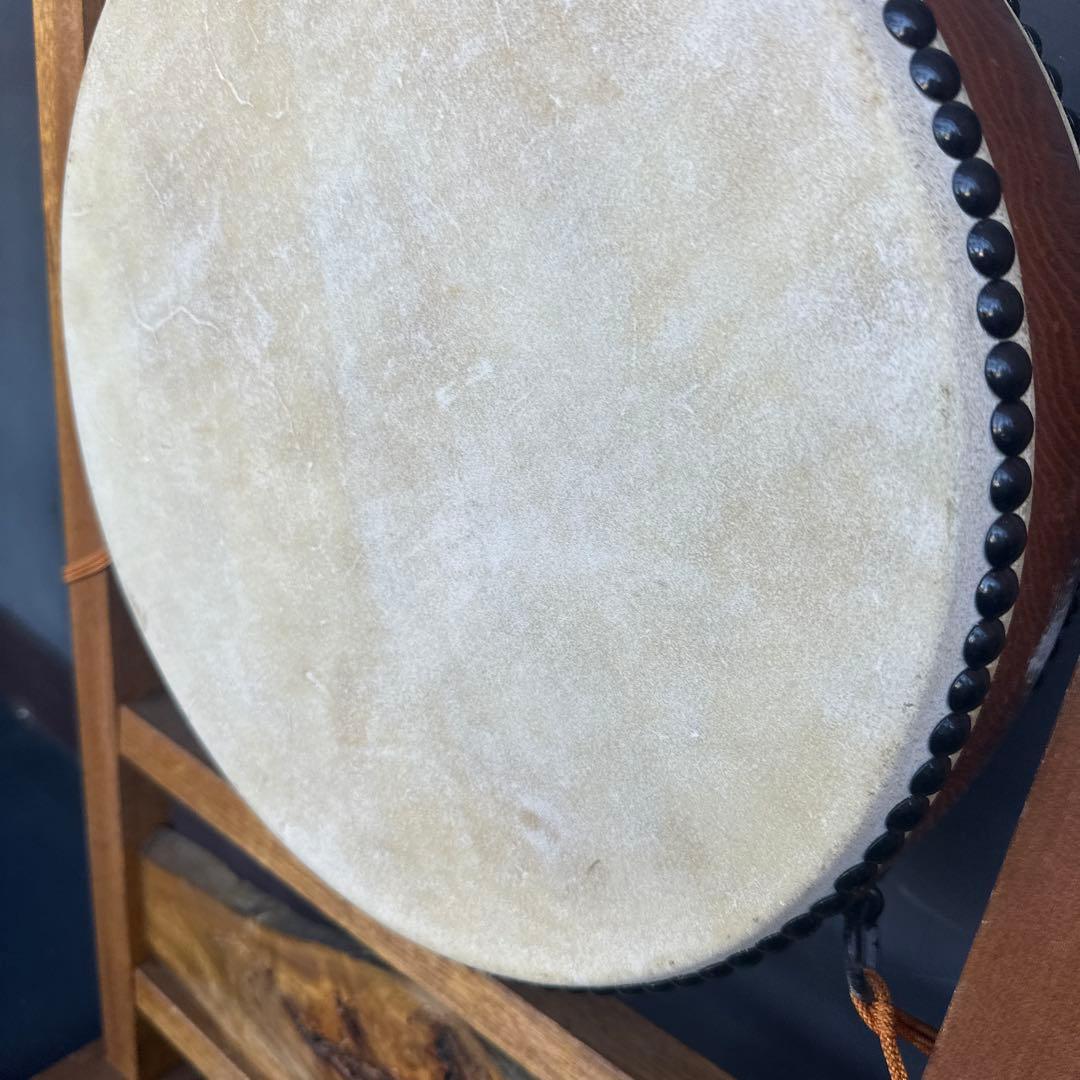 瞬間的お値下げ❗️ヴィンテージ　和太鼓 スタンド付き 直径約30cm