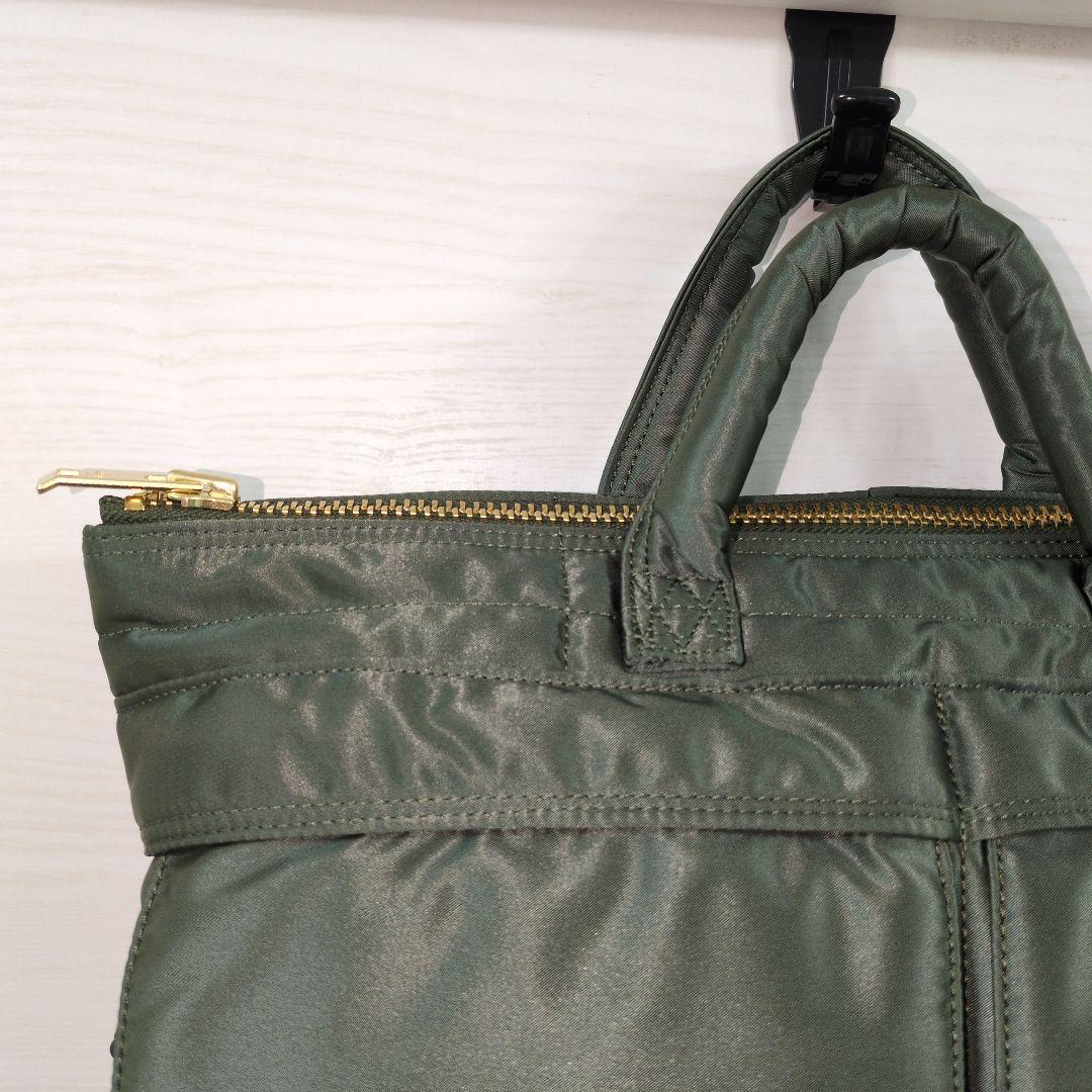 未使用品 ポーター タンカーショートヘルメットバッグオリーブグリーン バッグ