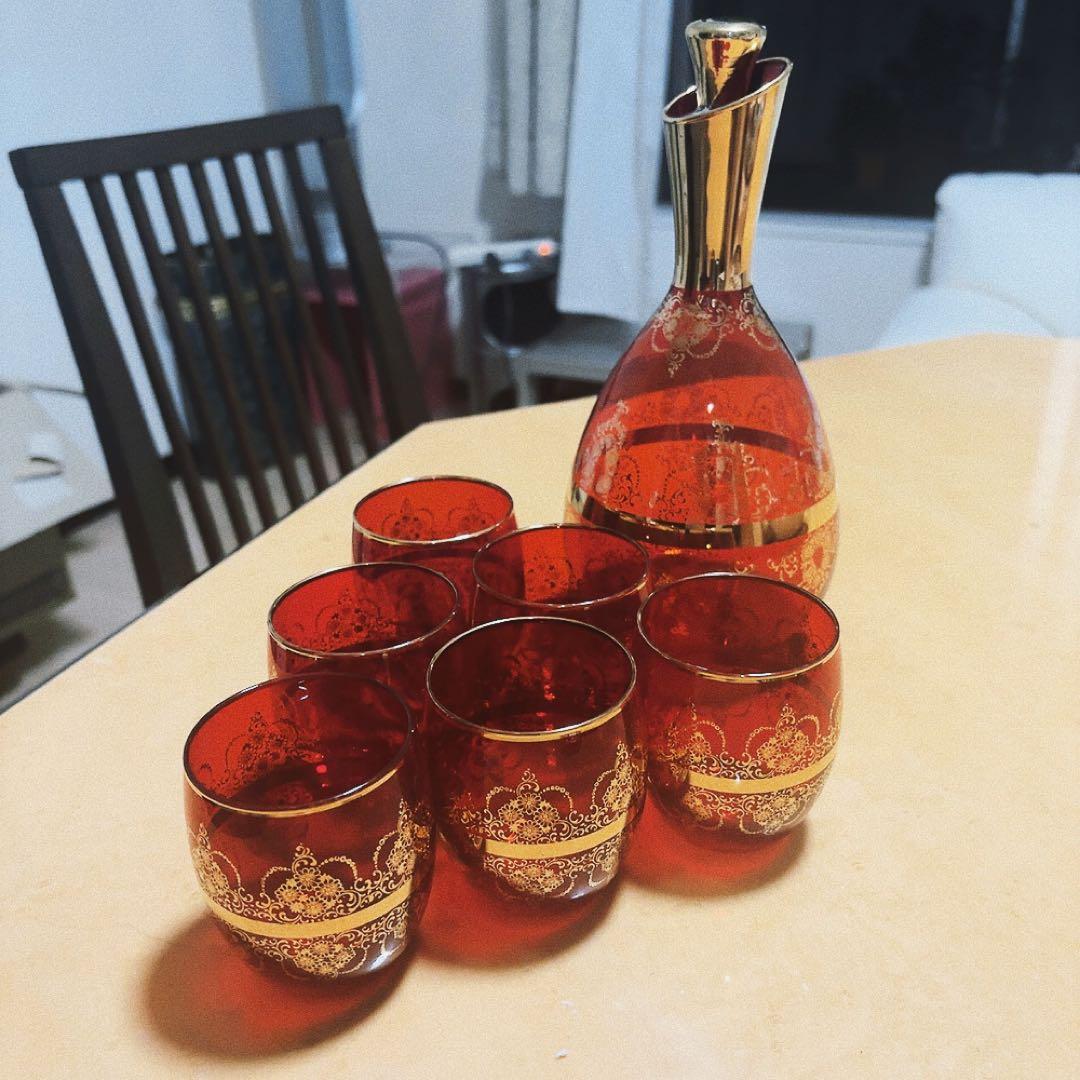 ラグーナ・ムラノ・グラス　ベネチアングラス、ディギャンタセット未使用