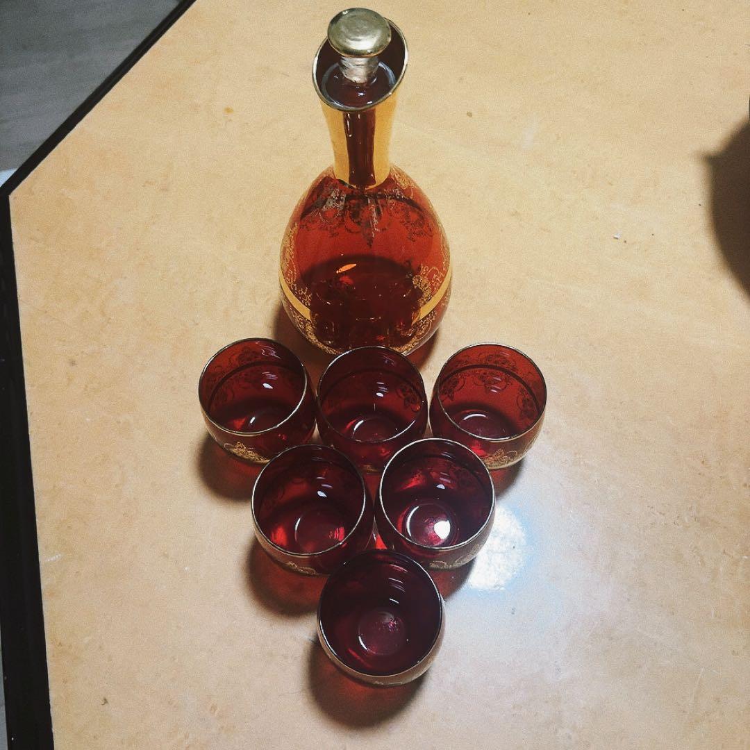 ラグーナ・ムラノ・グラス　ベネチアングラス、ディギャンタセット未使用