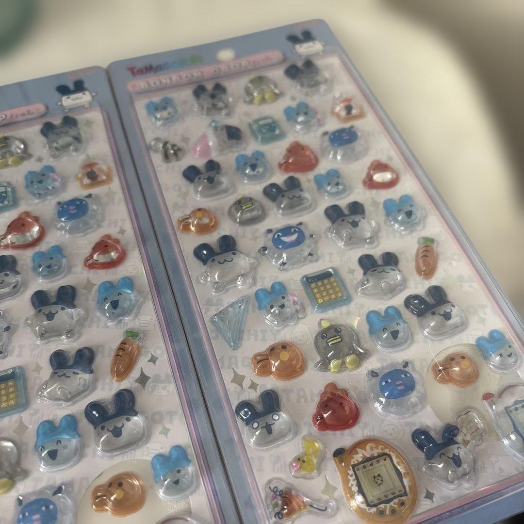 国内正規品　たまごっちボンボンドロップシール　6枚セット　ボンドロ