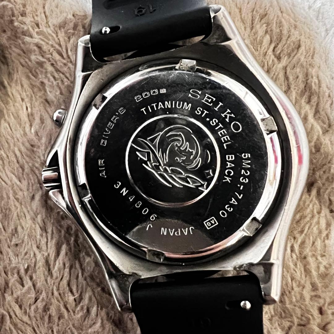 ビンテージ品美品稼働　スキューバ　クォーツダイバー