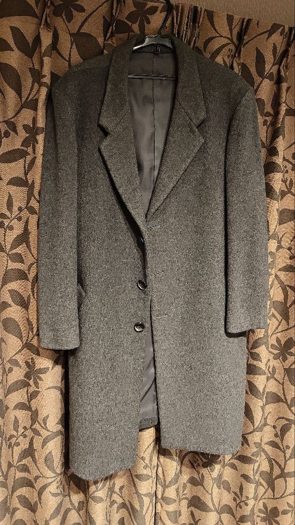 クリスチャン・アルマーニ カシミヤコート Lサイズ グレー