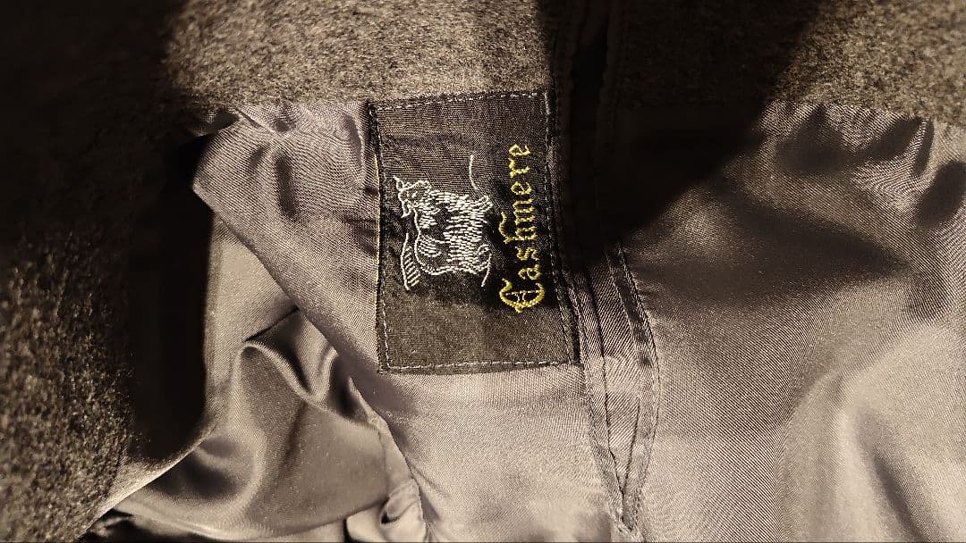 クリスチャン・アルマーニ カシミヤコート Lサイズ グレー