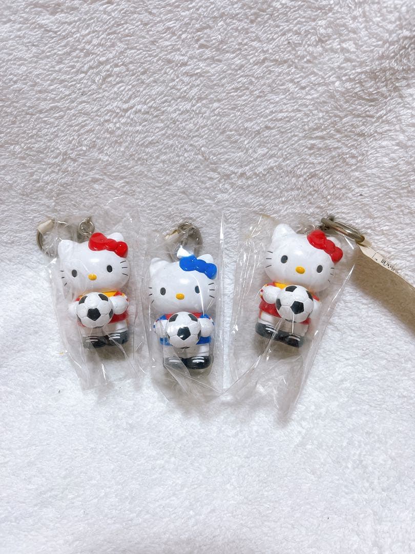 ハローキティ スポーツファン キーホルダー 3点セット