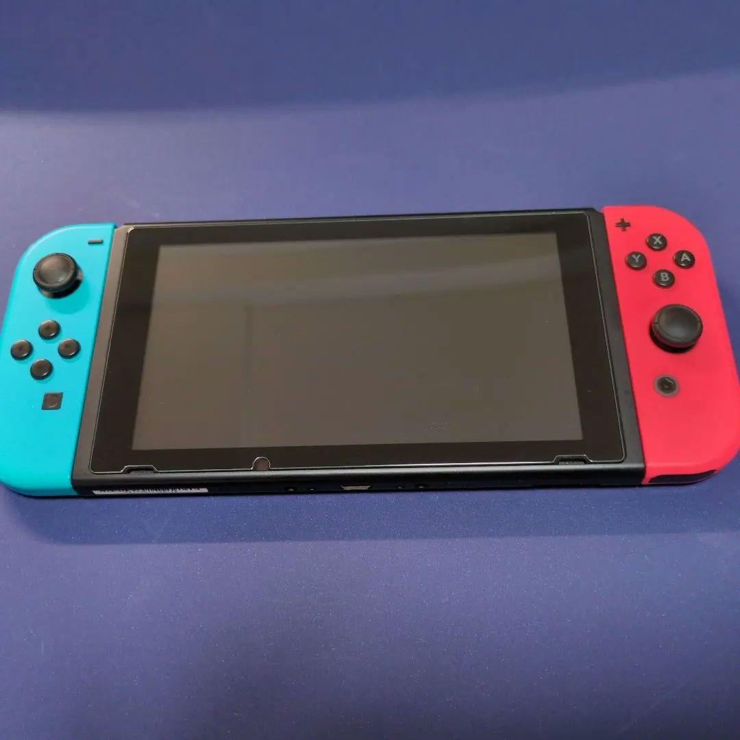 Nintendo Switch 青/赤 本体、SDカード128GB付