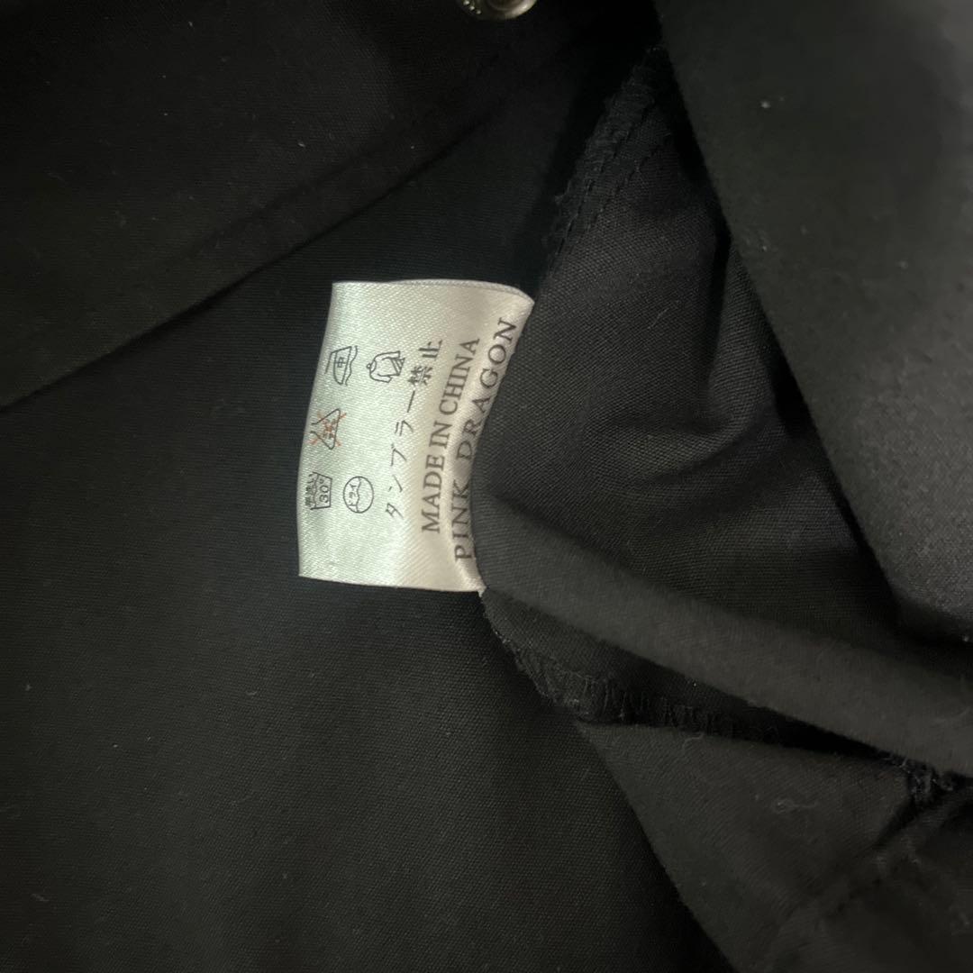 クリームソーダ ワークジャケット ボーリングシャツ L 黒ドクロボタン 35周年