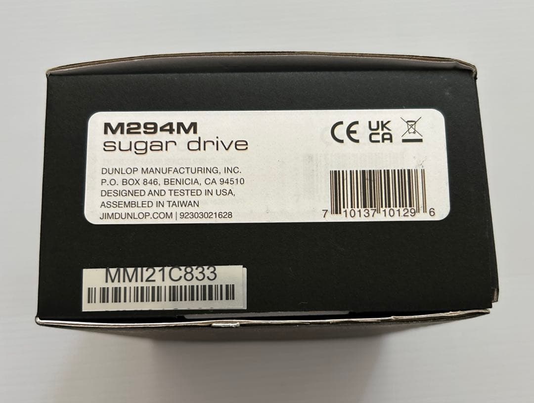美品 MXR M294 Sugar Drive オーバードライブ