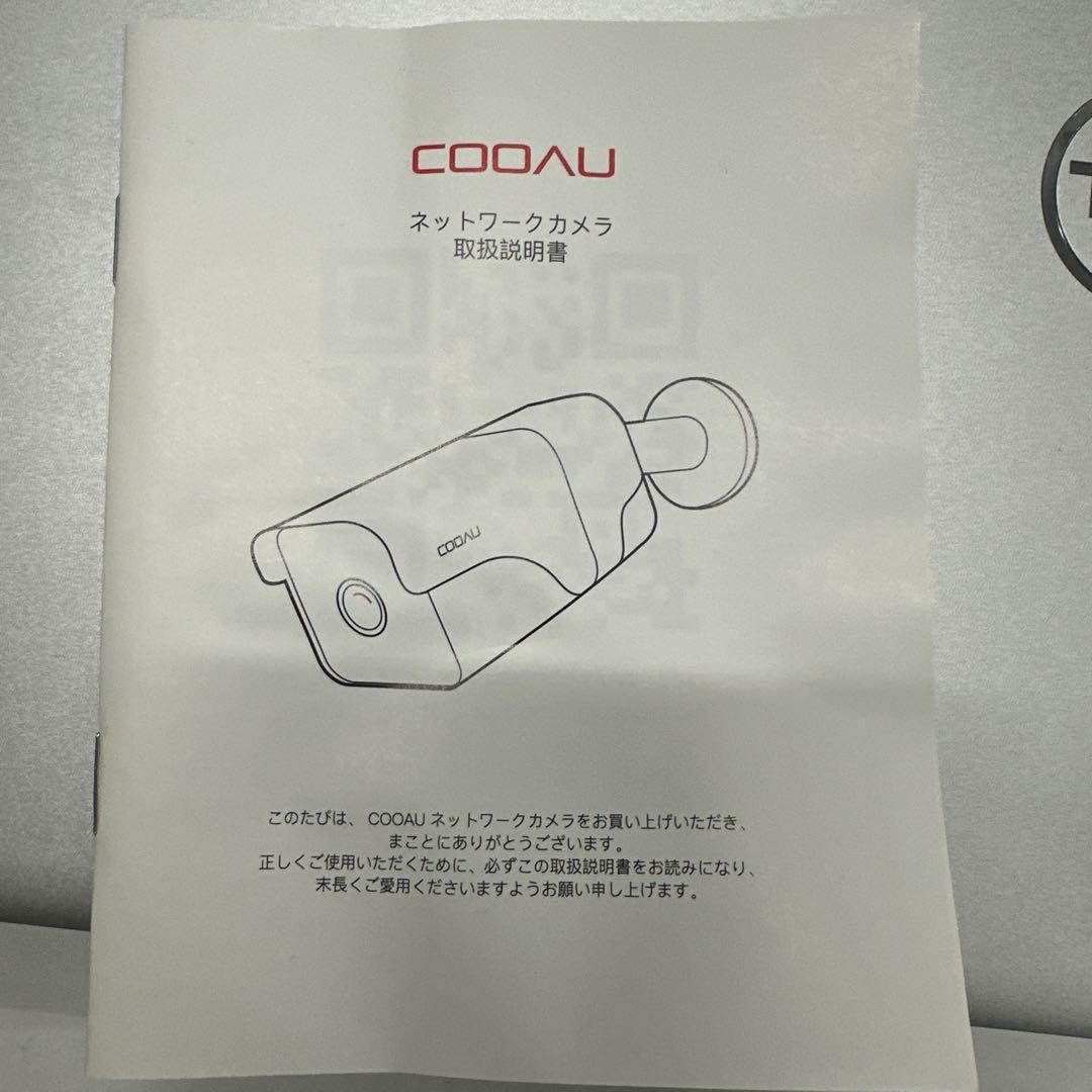 【未使用】COOAU ネットワークカメラ 取扱説明書付き