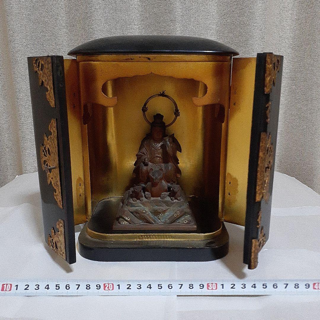 荼枳尼天尊　仏像　厨子