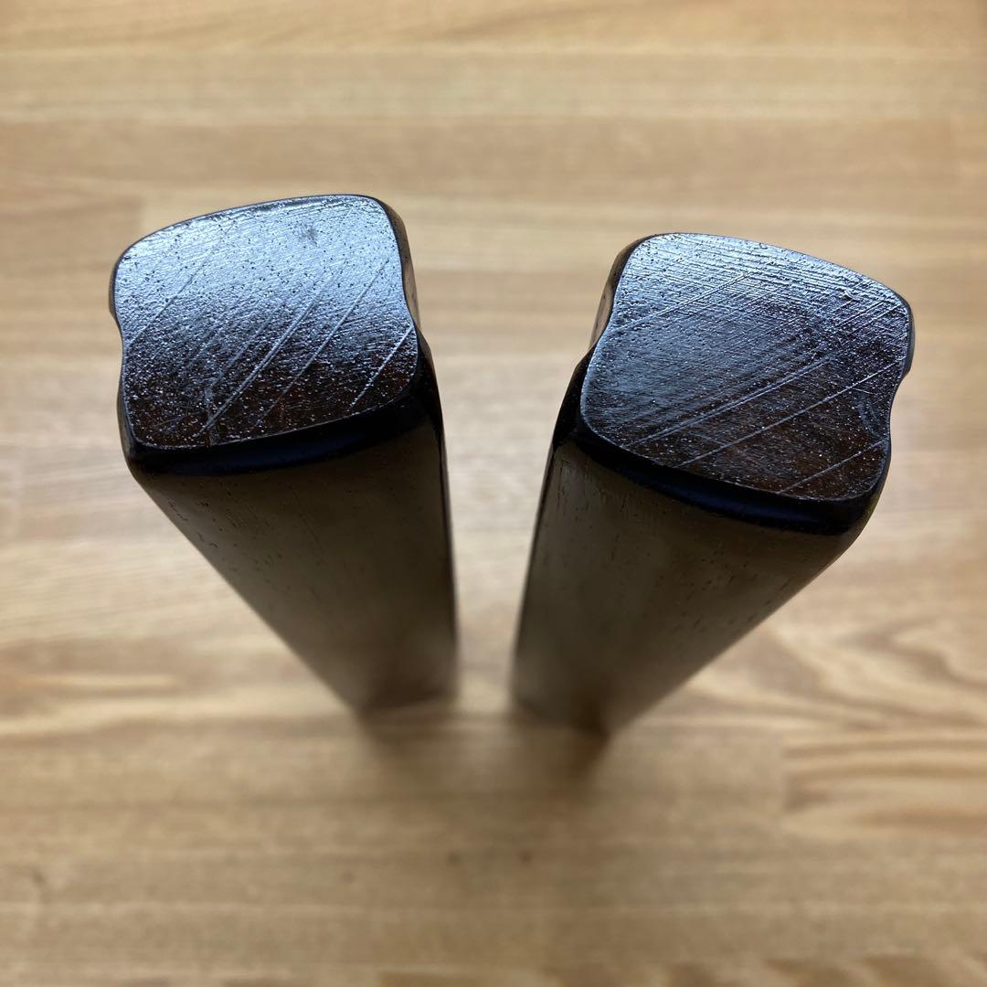 拍子木　紫檀　６.５寸(19.5cm)