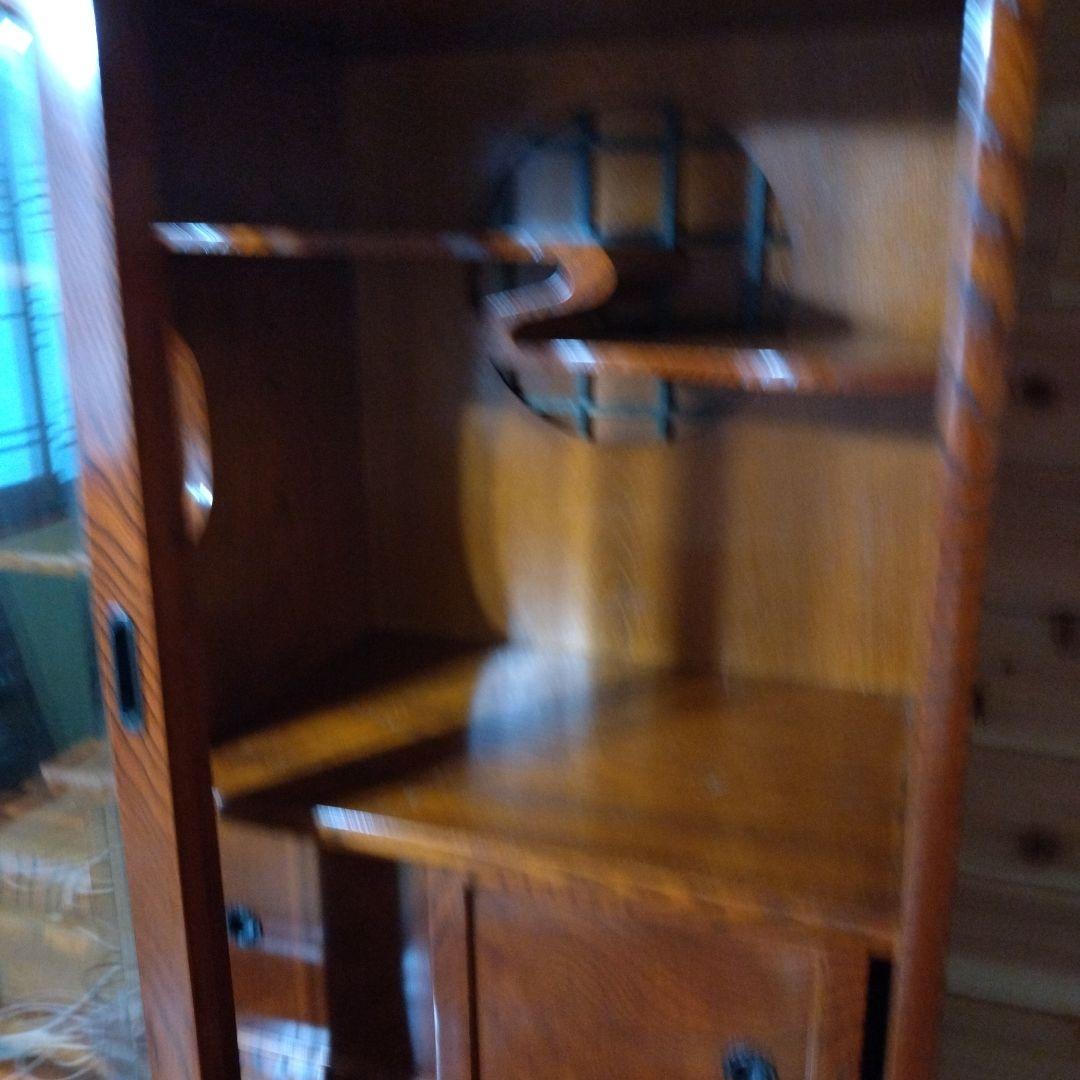 [美品/欠損なし]半軒　茶箪笥　柿棚　(上部)※下部同時購入要