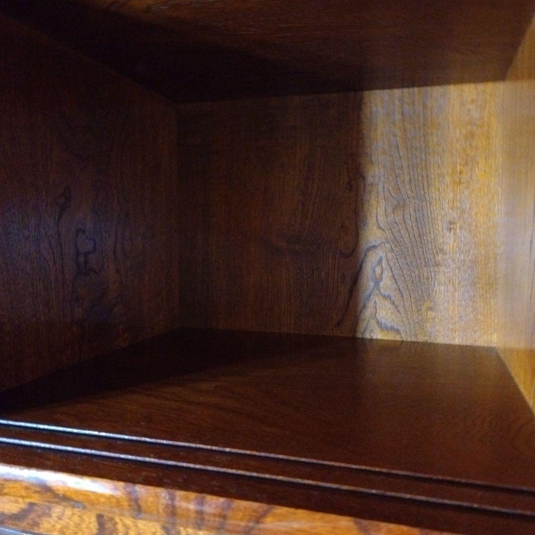 [美品/欠損なし]半軒　茶箪笥　柿棚　(上部)※下部同時購入要